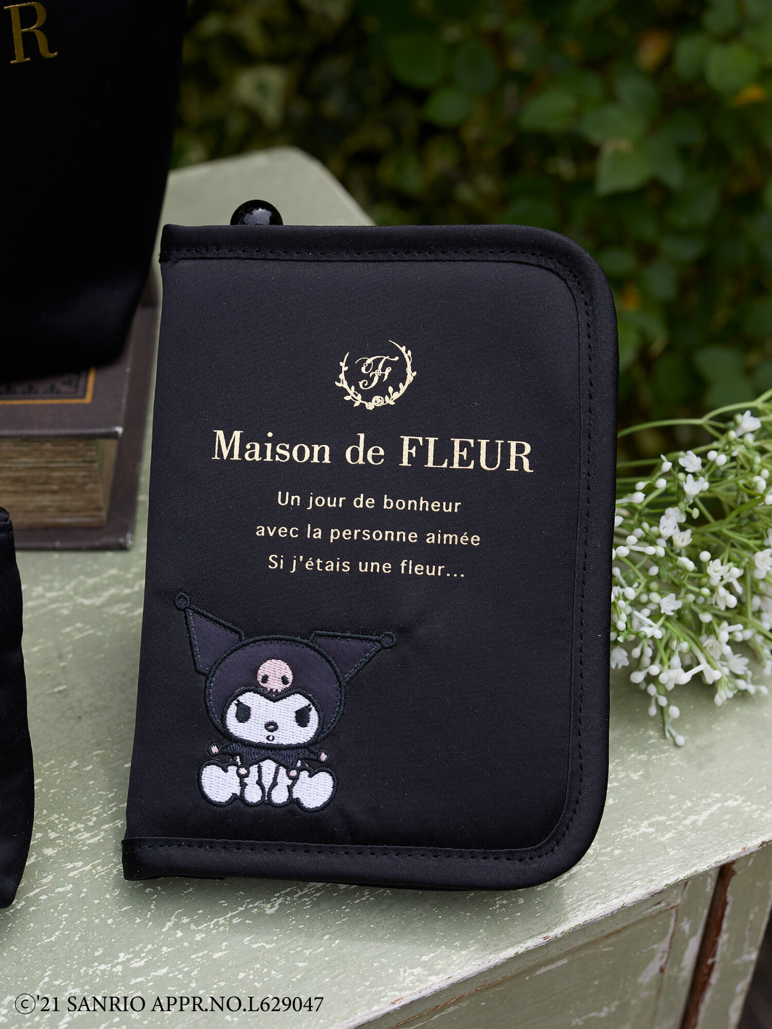 Maison de FLEUR メゾンドフルール マルチケース ブラック