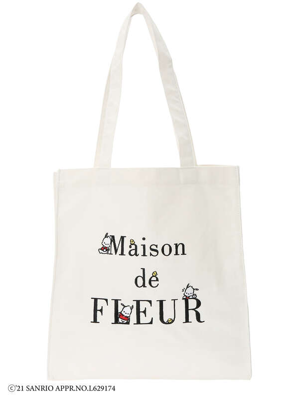 ポチャッコ かくれんぼトートバッグ ホワイト Maison De Fleur メゾンドフルール のレディースバッグ ポーチ 8a12f0j4100 ファッション通販のstripe Club