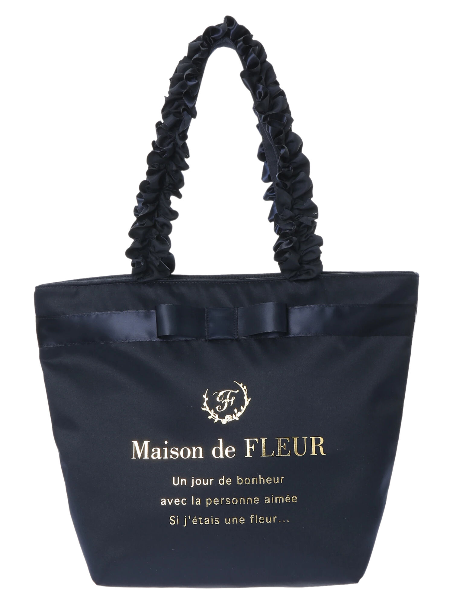 WEB限定❣️Maison de FLEURルミネ限定 トートバッグ パープル色