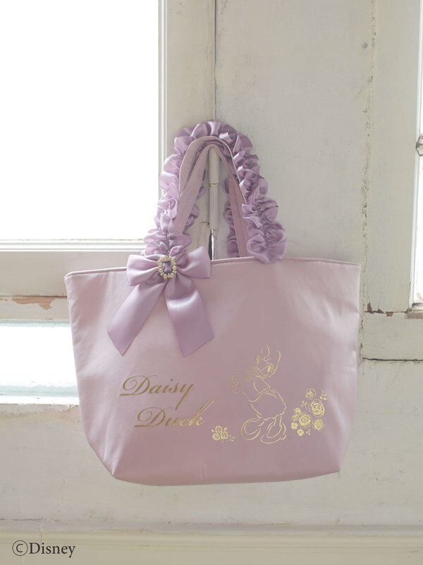 予備生産分 Daisy Duck ビジューリボンフリルバッグ ラベンダー Maison De Fleur メゾンドフルール のレディースバッグ ポーチ 8w13f0j0150 ファッション通販のstripe Club