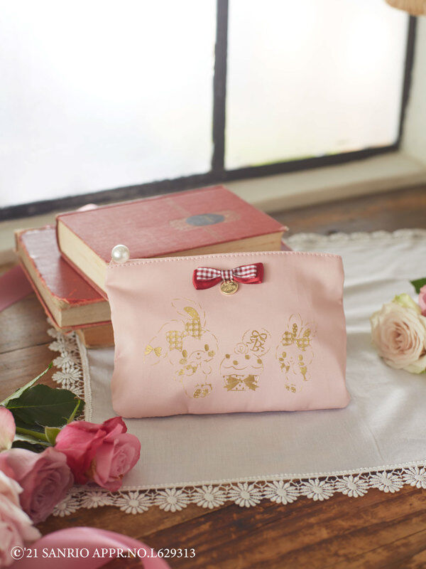 予備生産分 Bonbonribbon フラットポーチ ピンク Maison De Fleur メゾンドフルール のレディースバッグ ポーチ 8s14fjj0250 ファッション通販のstripe Club