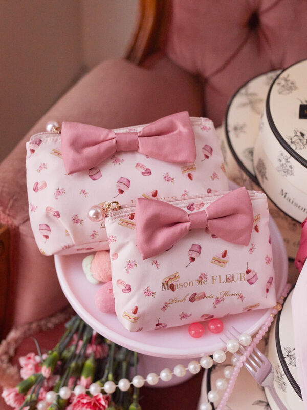 Pink Sweets Maniaリボンポーチ（ピンク） / Maison de FLEUR