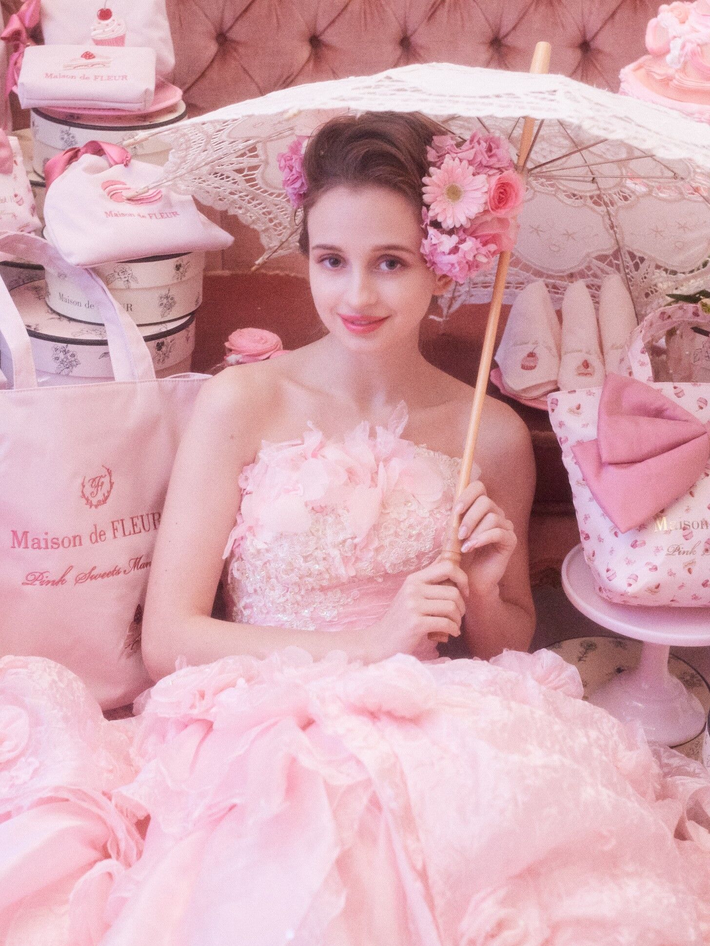 Pink Sweets Mania ショートケーキトート（ピンク） / Maison de ...