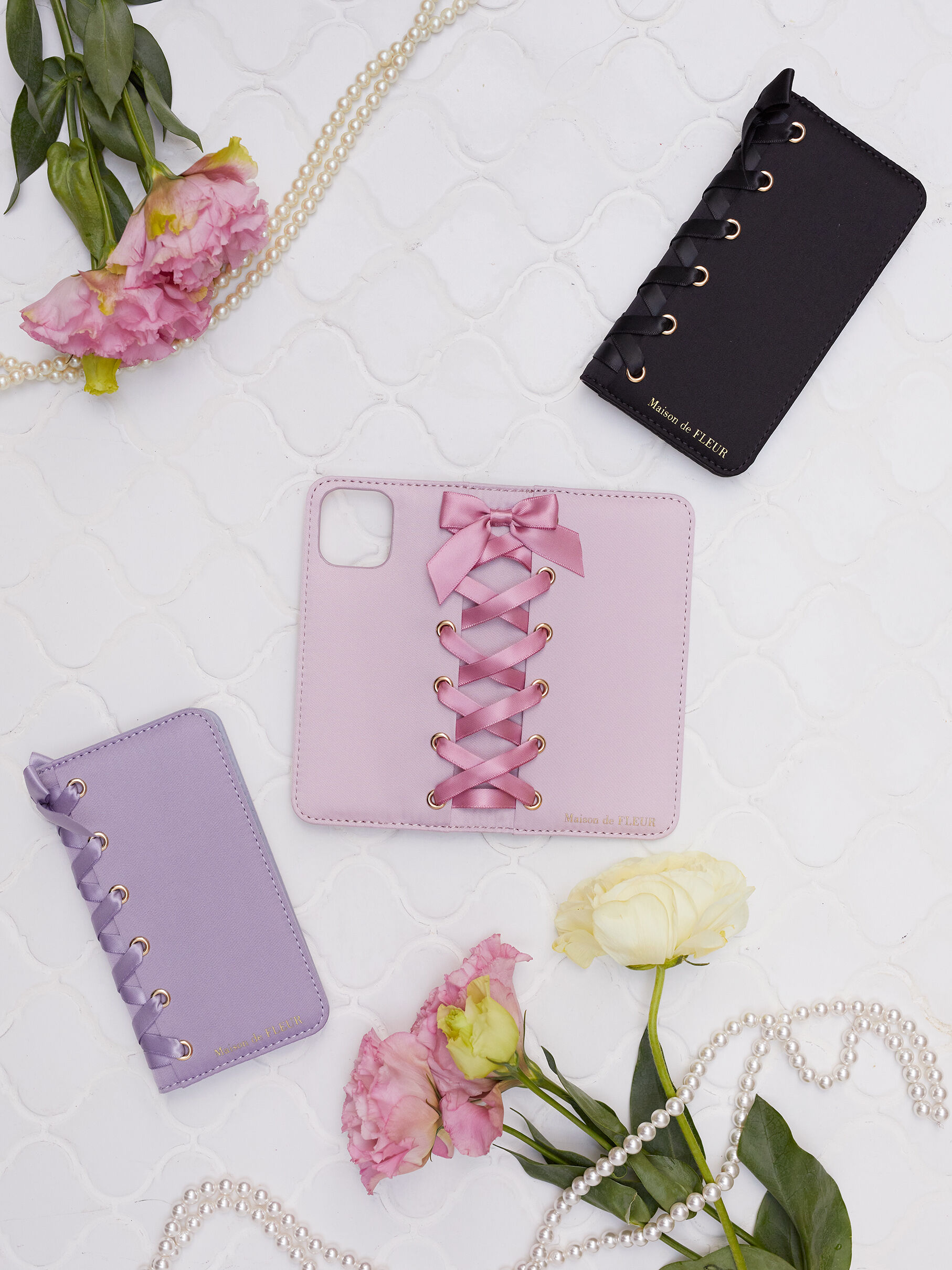 Maison de FLEUR iPhoneケース13 - スマホアクセサリー