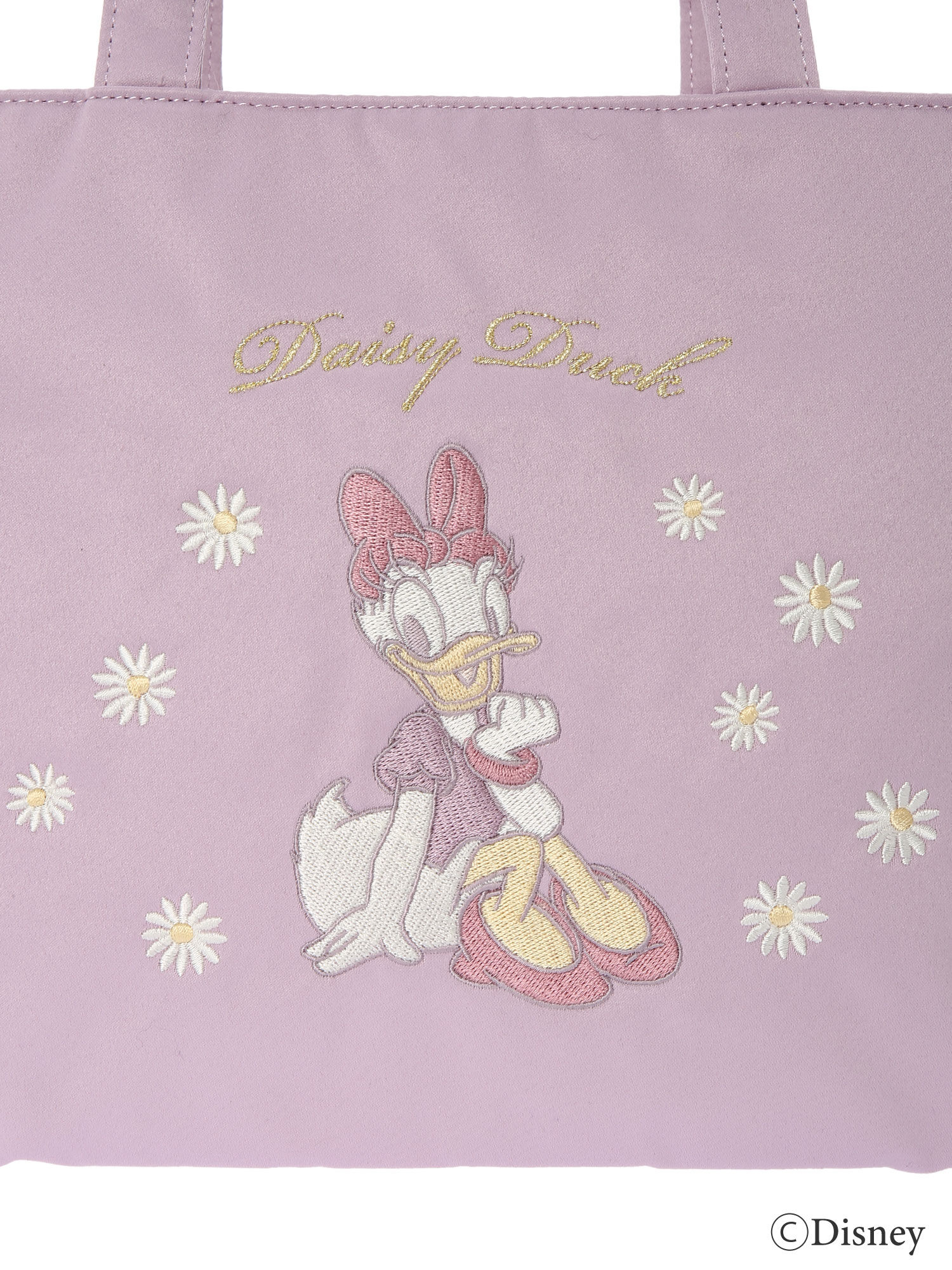 【予備生産分】Daisy Duck/サイドポケットトートバッグ（ブラック