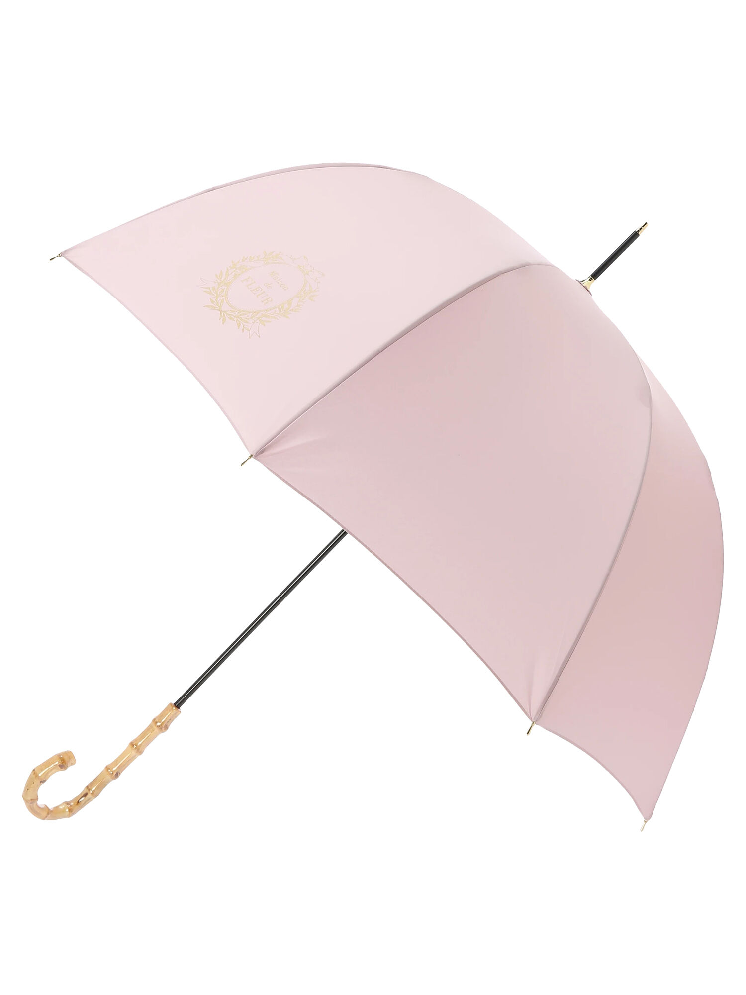 【在庫処分】[メゾン ド フルール] 傘 ロゴプリント長傘 レディース 8A21