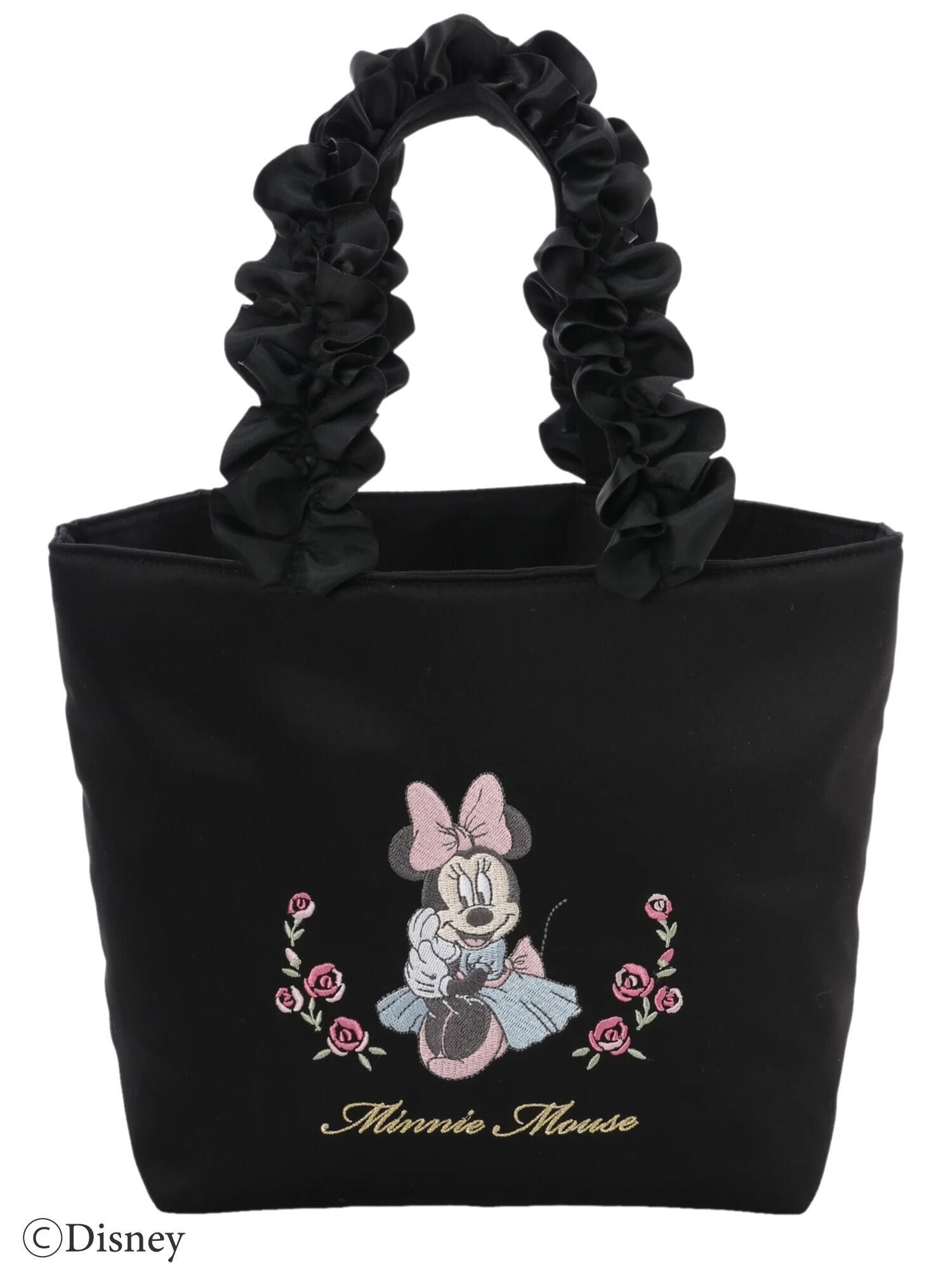 Minnie Mouse/フリルハンドルトートバッグ