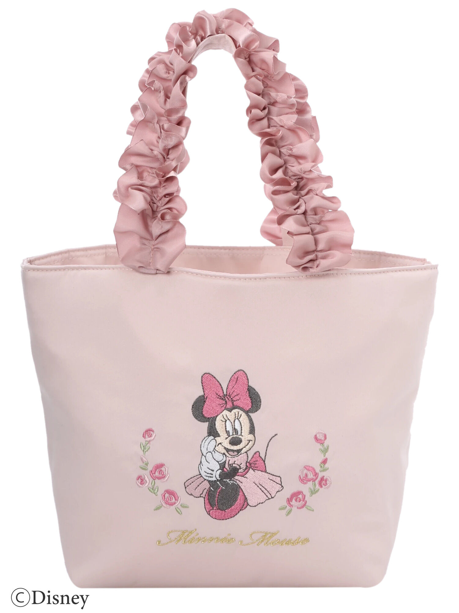 Minnie Mouse/フリルハンドルトートバッグ