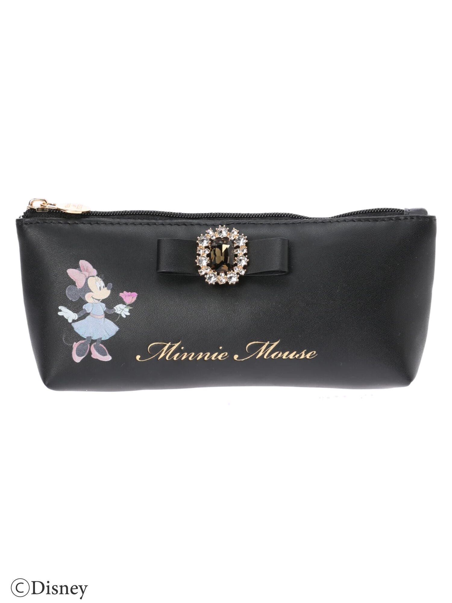 Minnie Mouse/ペンケース（ブラック/ピンク） / Maison de FLEUR