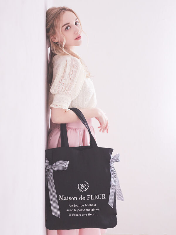 Maison de FLEUR ダブルトートリボン