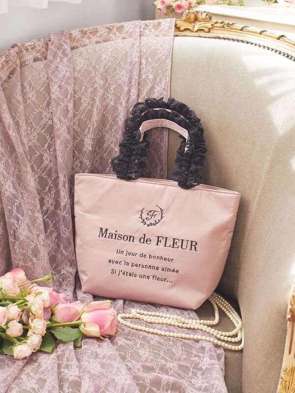 9th AnniversaryフリルトートSバッグ（ピンク） / Maison de FLEUR