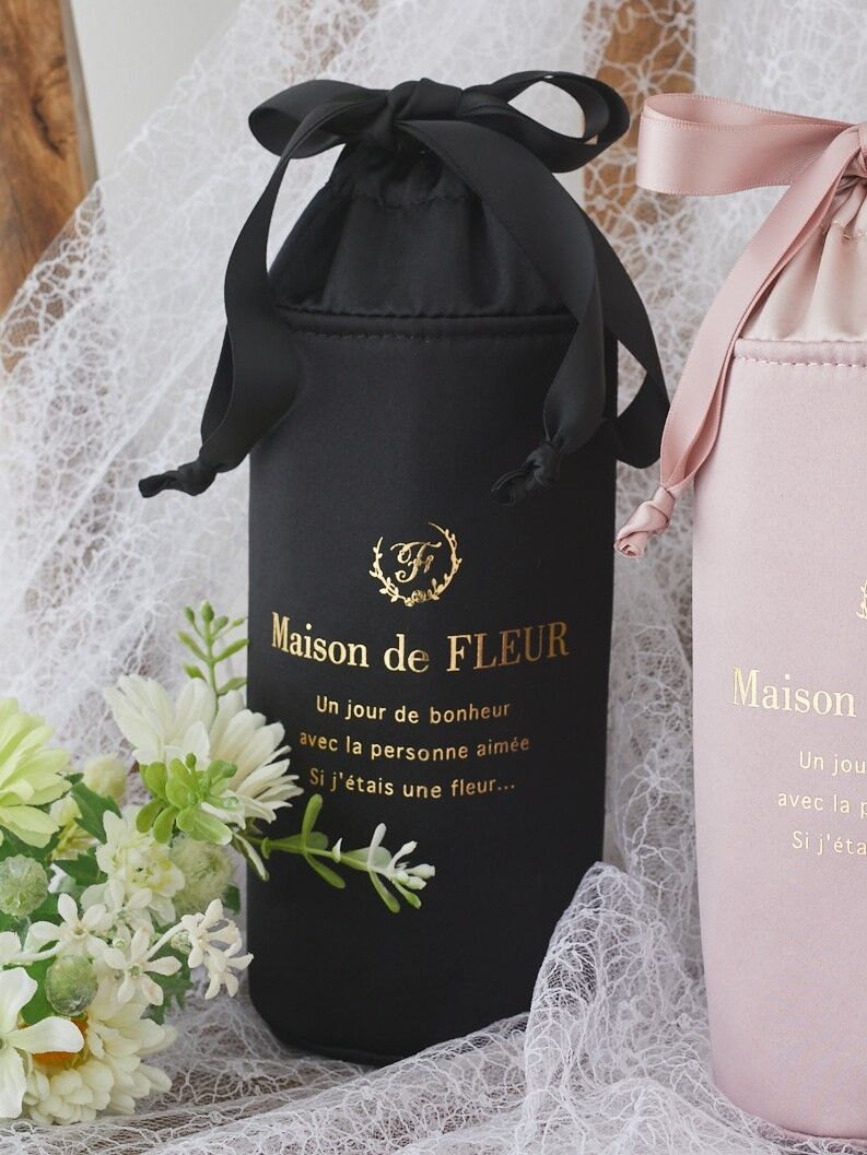 Maison de FLEUR いちごプリントボトルケース ストロベリー ボトル