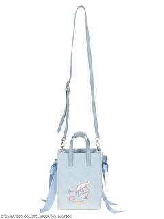 予備生産分】シナモロール ショルダーバッグ（サックスブルー 