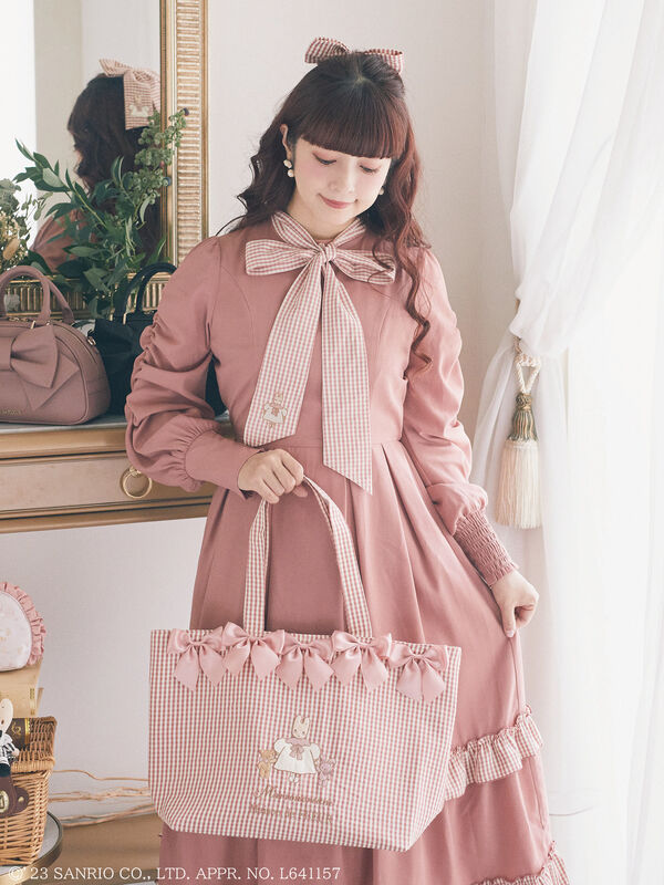 Maison de FLEUR 青木美沙子 ギンガムチェックバッグ app.estratageo