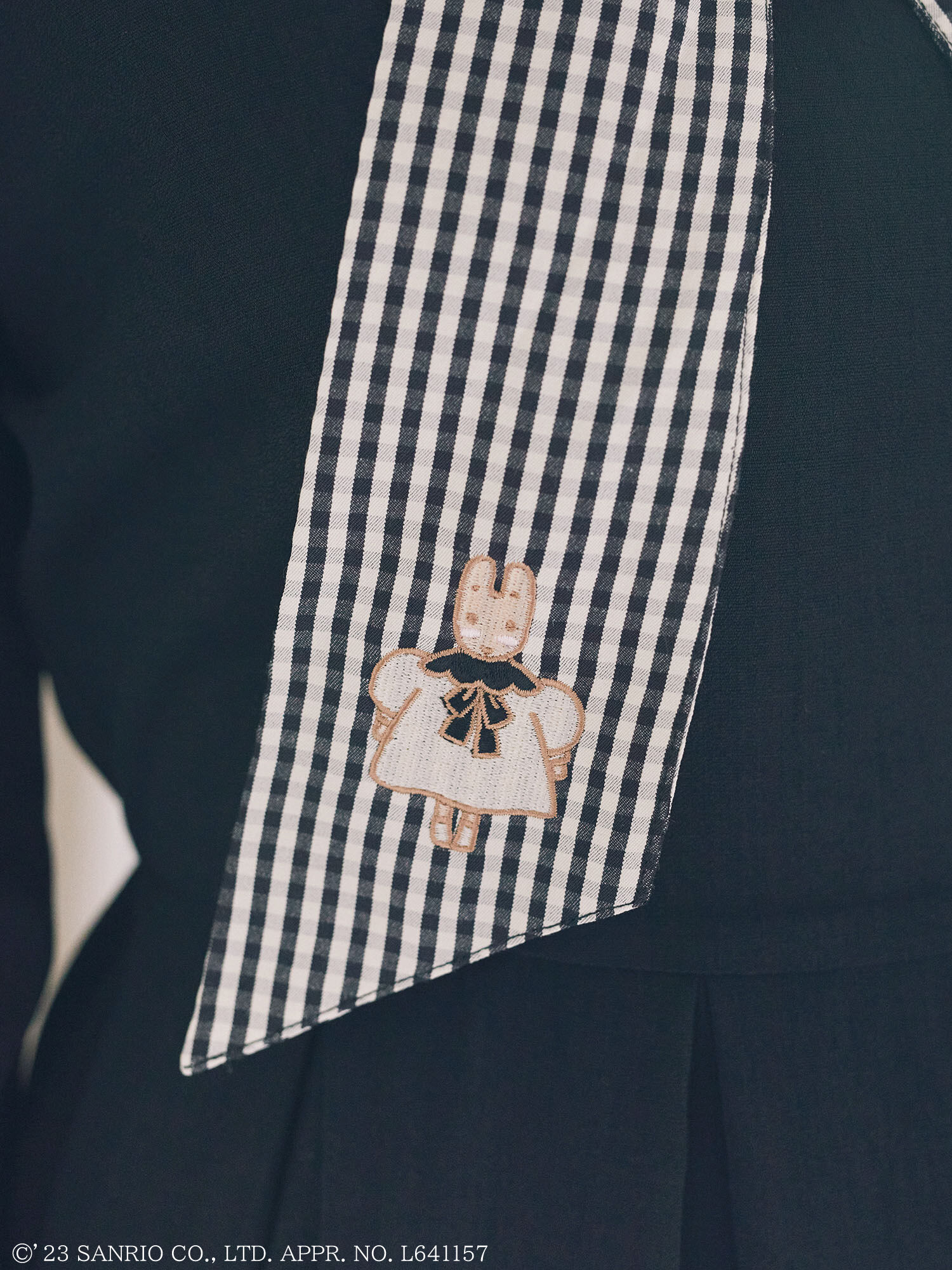 Marroncream ギンガムチェックワンピース（ブラック/ダークピンク 