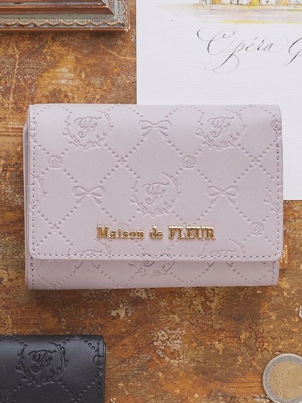 EC限定カラーモノグラムウォレット（ラベンダー） / Maison de FLEUR 