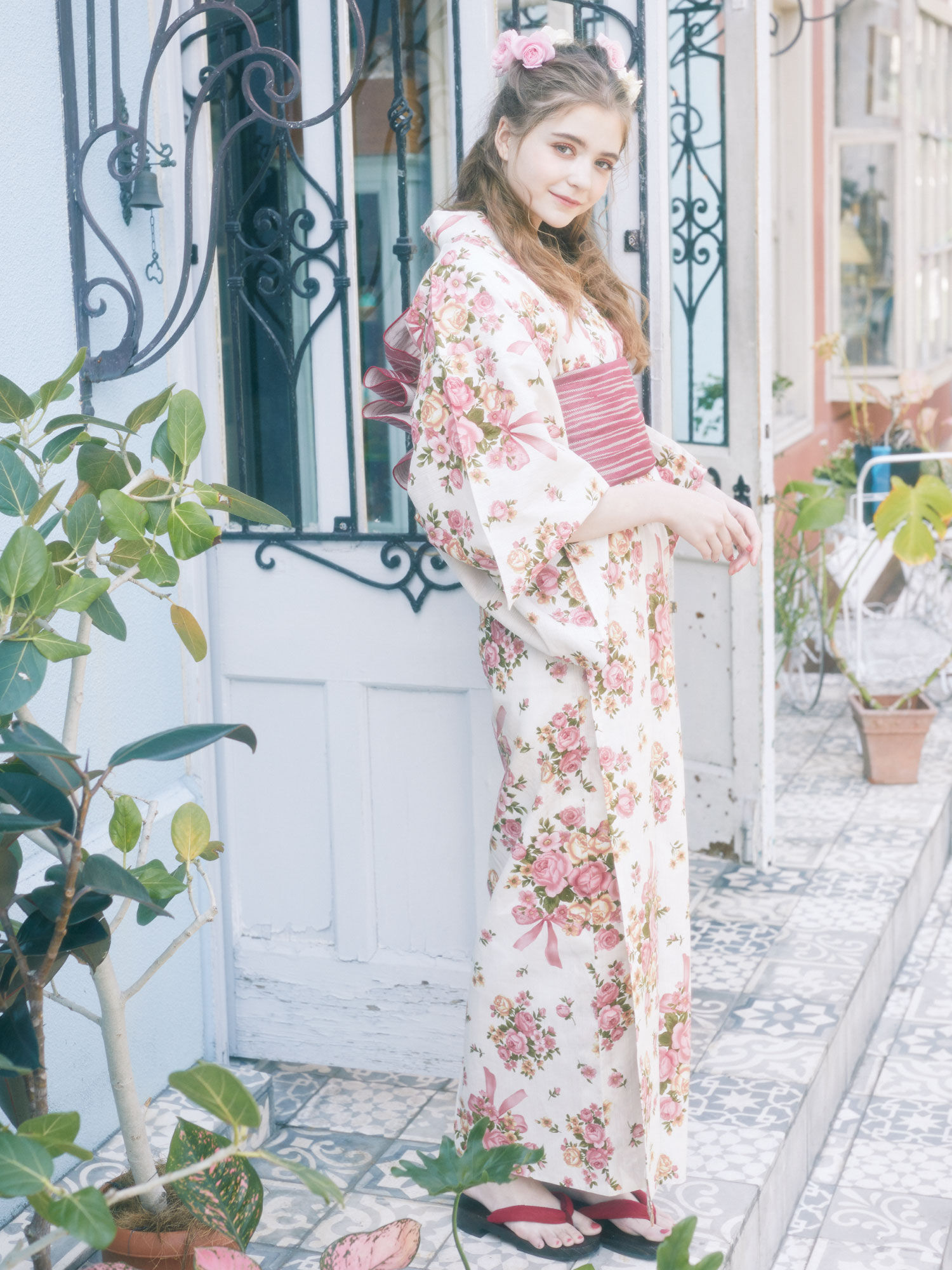 Maison de FLEUR Petite Robe canon 浴衣 | guardline.kz