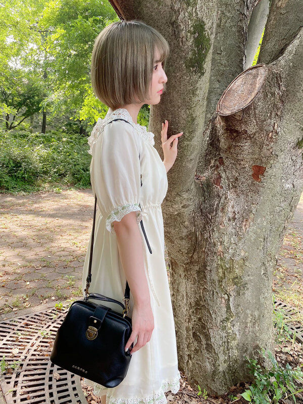 コットンレースオフショルワンピース アイボリー ピンクベージュ Maison De Fleur Petite Robe メゾンドフルール プチローブ のレディースワンピース 8d02l0h00 ファッション通販のstripe Club