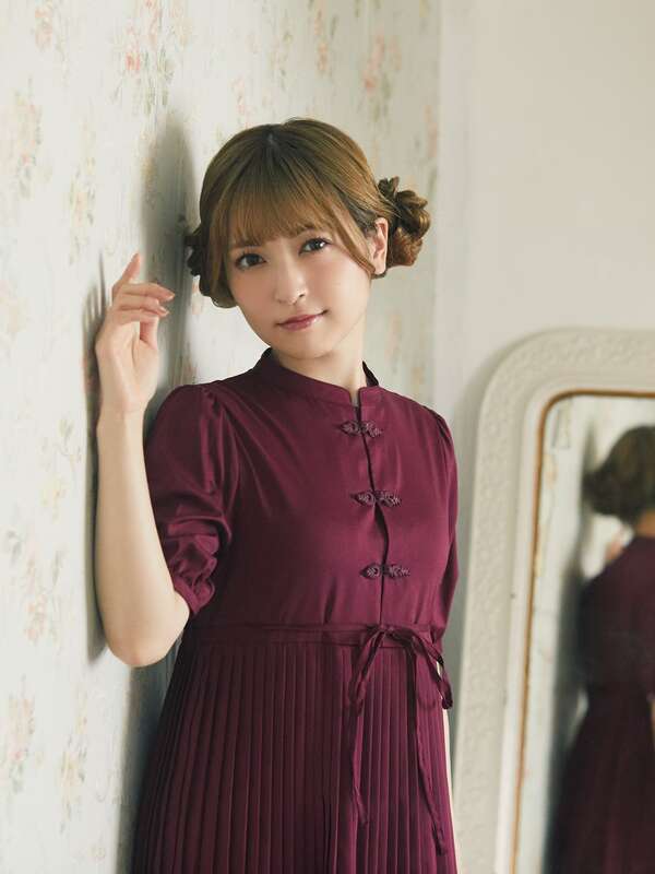 チャイナワンピース アイボリー ボルドー ライトグリーン Maison De Fleur Petite Robe メゾンドフルール プチローブ のレディースワンピース 8d03l0h0100 ファッション通販のstripe Club