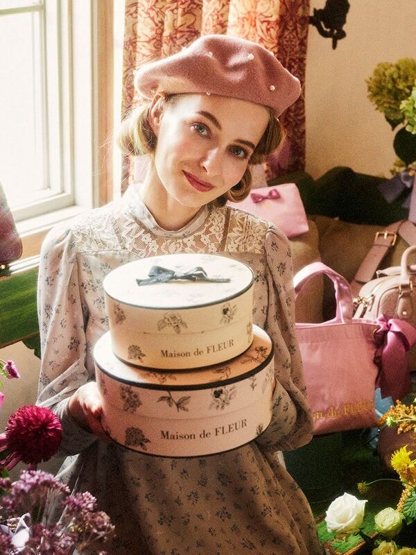 Maison De Fleurムック本掲載 パールフェルトベレー帽 ピンク ベージュ Maison De Fleur Petite Robe メゾンドフルール プチローブ のレディースハット 帽子 8c03f3j0100 ファッション通販のstripe Club
