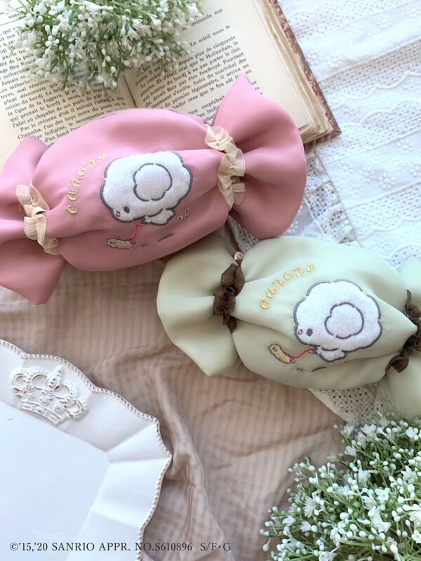 予備生産分 こぎみゅんとエビフライのカノンキャンディポーチ ピンク ミント Maison De Fleur Petite Robe メゾンドフルール プチローブ のレディースバッグ ポーチ 8d04fjj0150 ファッション通販のstripe Club