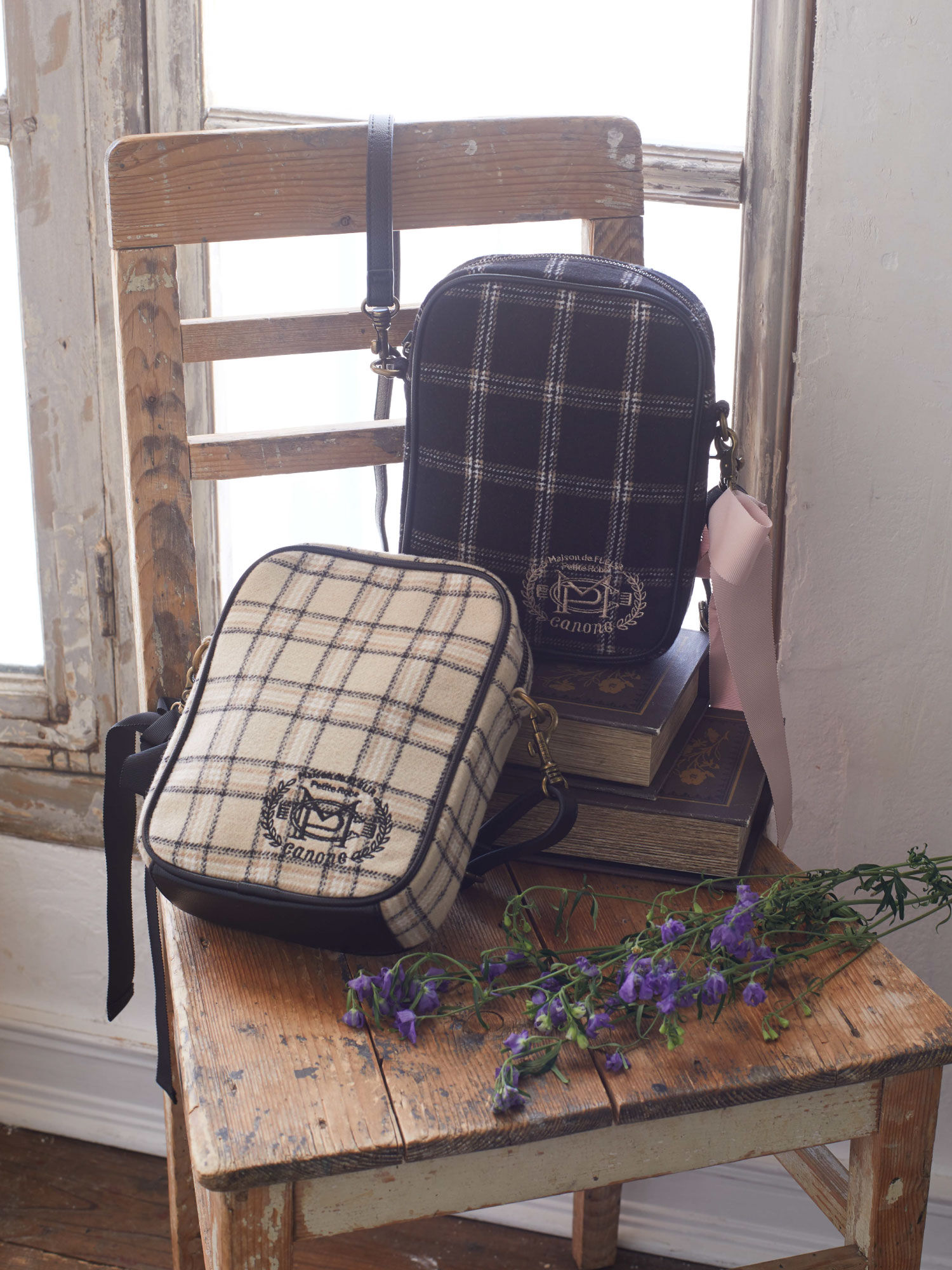 秋の贈りものスクエアバッグ / Maison de FLEUR Petite Robe(メゾンドフルール プチローブ)のバッグ・ポーチ  ファッション通販のSTRIPE CLUB