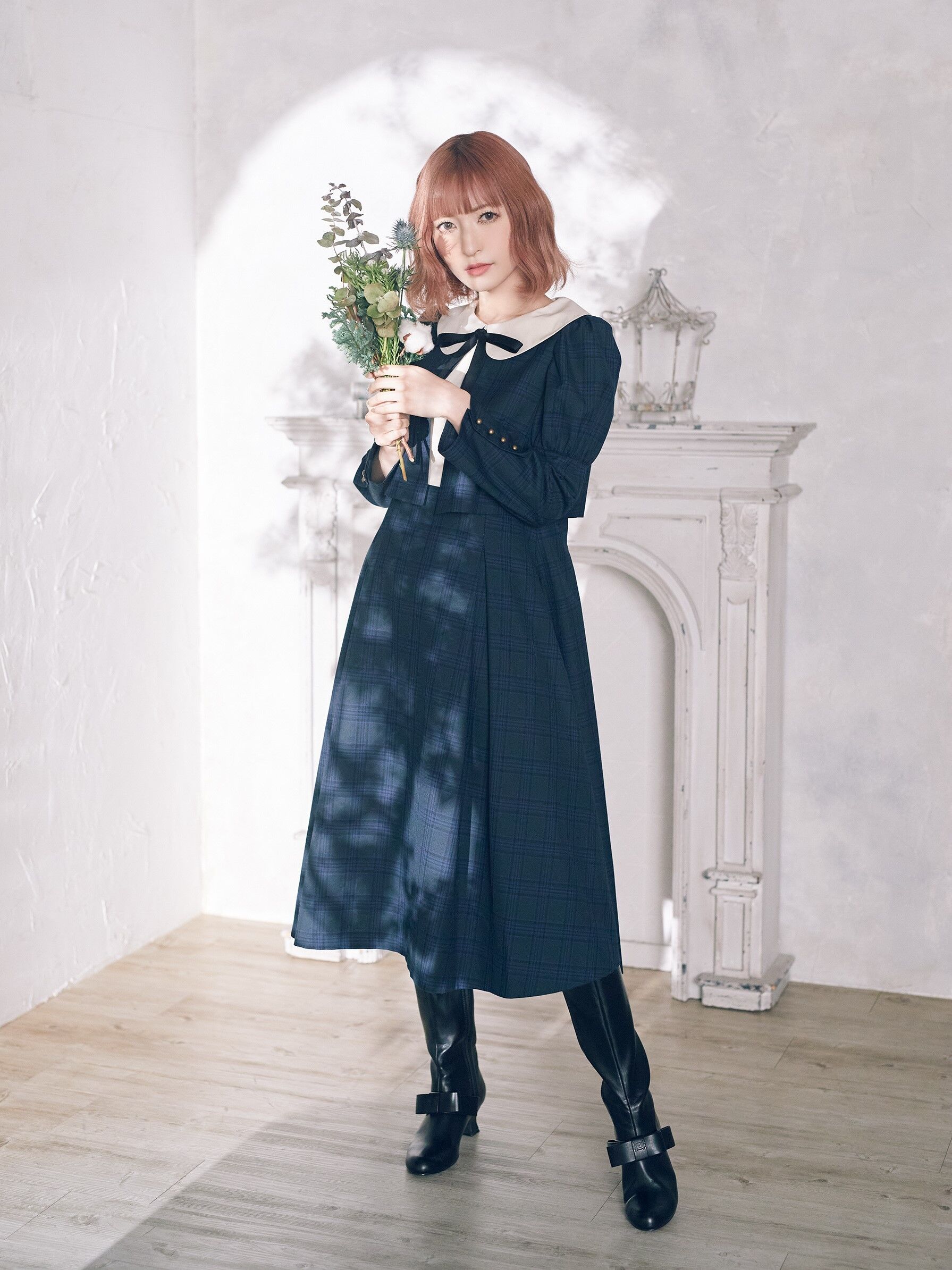 Maison de FLEUR Petite Robeクロエが微笑むワンピース