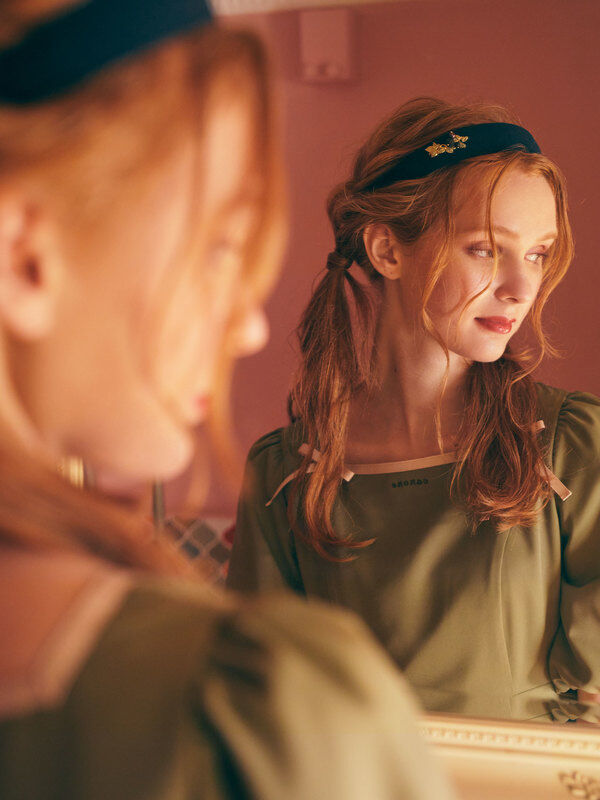 ベリーカチューシャ レッド ネイビー Maison De Fleur Petite Robe メゾンドフルール プチローブ のレディースヘアアクセ 8d22fhj00 ファッション通販のstripe Club