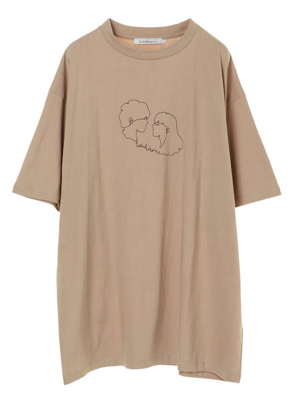 ユニセックスカップルtシャツ アイボリー ベージュ Haluhiroine ハルヒロイン のレディースカットソー 8f93l1c0800 ファッション通販のstripe Club ユニセックスカップルtシャツ アイボリー ベージュ Haluhiroine ハルヒロイン のレディースカットソー 8f93l1c0800 ファッション通販のstripe Club