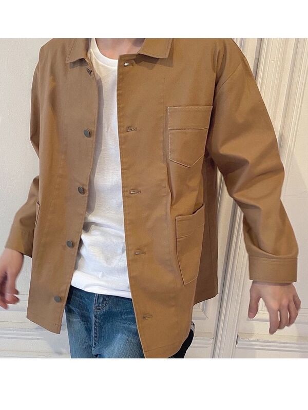 アウトレット ユニセックスワークジャケット ブラック ベージュ Haluhiroine ハルヒロイン のレディースジャケット 8f01l0y0100 ファッション通販のstripe Club