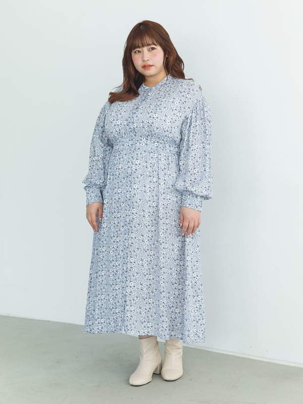 再入荷 大きいサイズ バンドカラーギャザーシャツワンピース フラワー Slurr スラー のレディースワンピース Ca11l0h10 ファッション通販のstripe Club 再入荷 大きいサイズ バンドカラーギャザーシャツワンピース フラワー Slurr スラー のレディースワンピース Ca11l0h10 ファッション通販のstripe Club