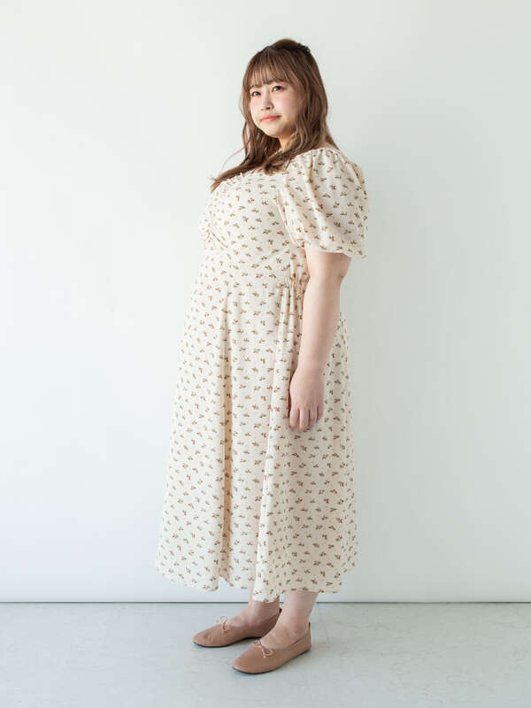 大きいサイズ Wリボン花柄フロントシャーリングワンピース フラワー Slurr スラー のレディースワンピース Ca12l0h1100 ファッション通販のstripe Club 大きいサイズ Wリボン花柄フロントシャーリングワンピース フラワー Slurr スラー のレディースワンピース Ca12l0h1100 ファッション通販のstripe Club