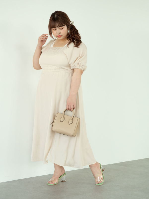 大きいサイズ シャーリングバックリボンフレアワンピース ブラック エクリュ Slurr スラー のレディースワンピース Ca12l0h1500 ファッション通販のstripe Club 大きいサイズ シャーリングバックリボンフレアワンピース ブラック エクリュ Slurr スラー のレディースワンピース Ca12l0h1500 ファッション通販のstripe Club