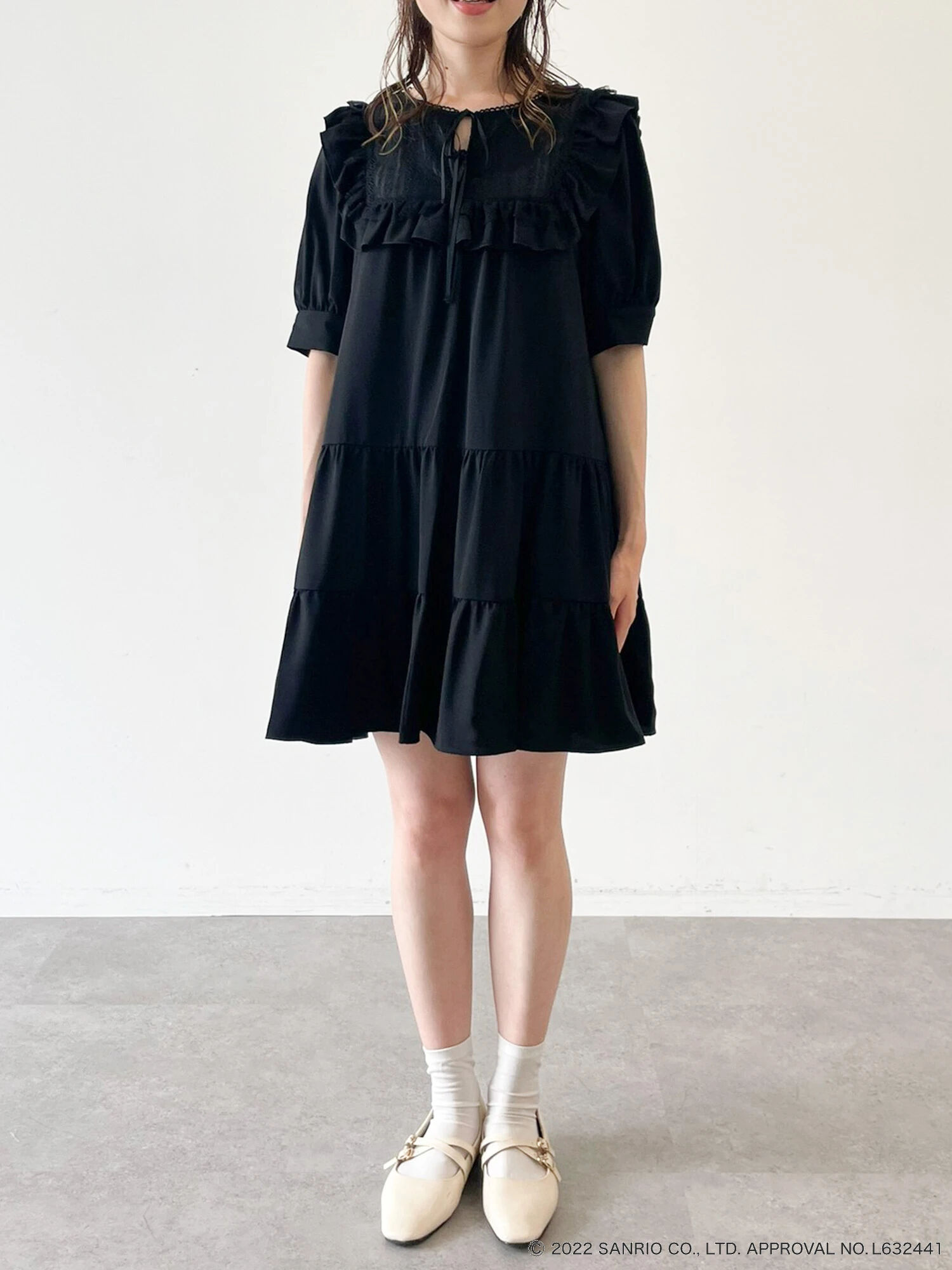 【予備生産分/オリジナルアクスタ付】クロミな気分のブラックドレス