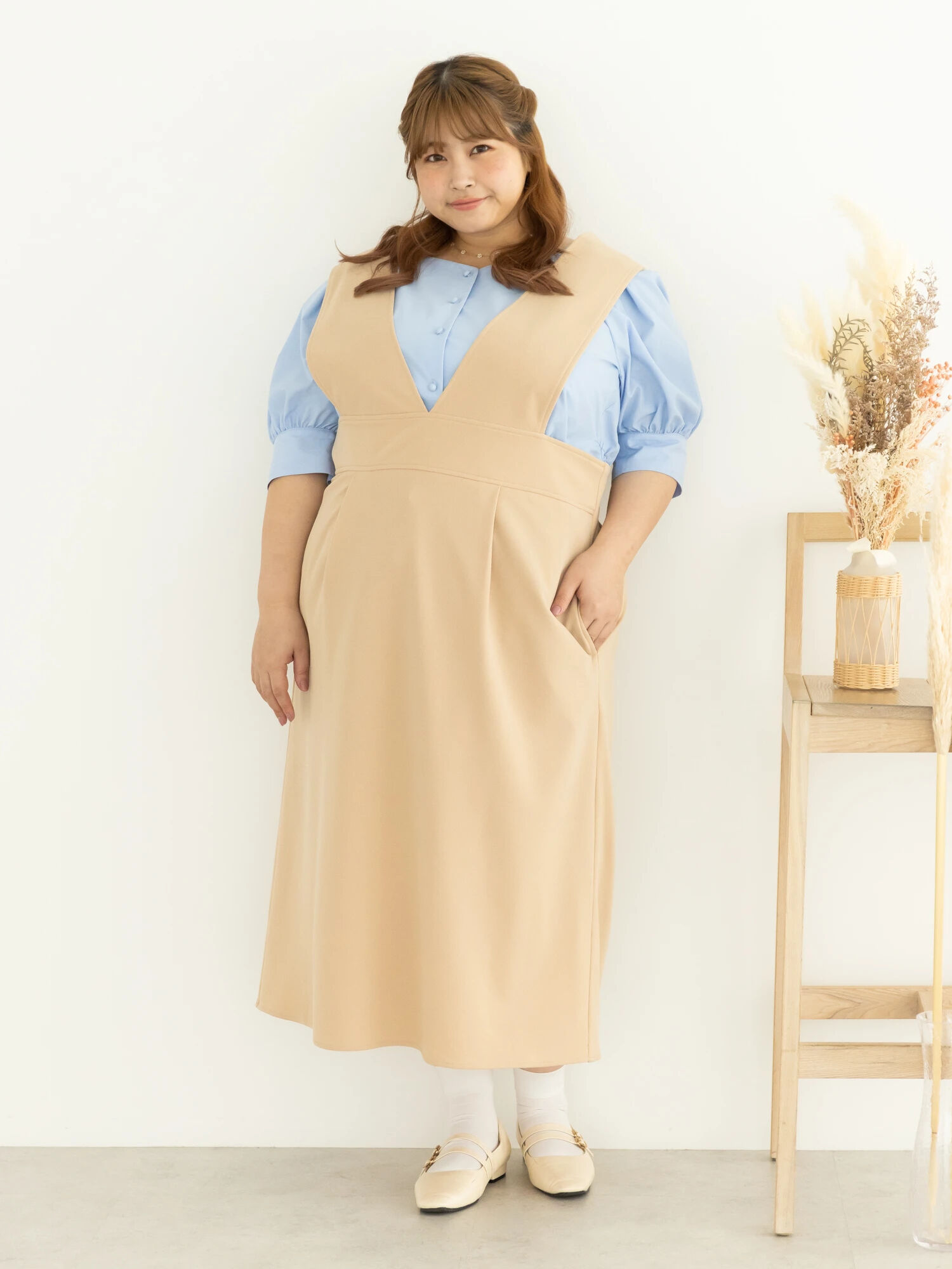 ブティック SLOBE IENA アイラインジャンパースカート | artfive.co.jp