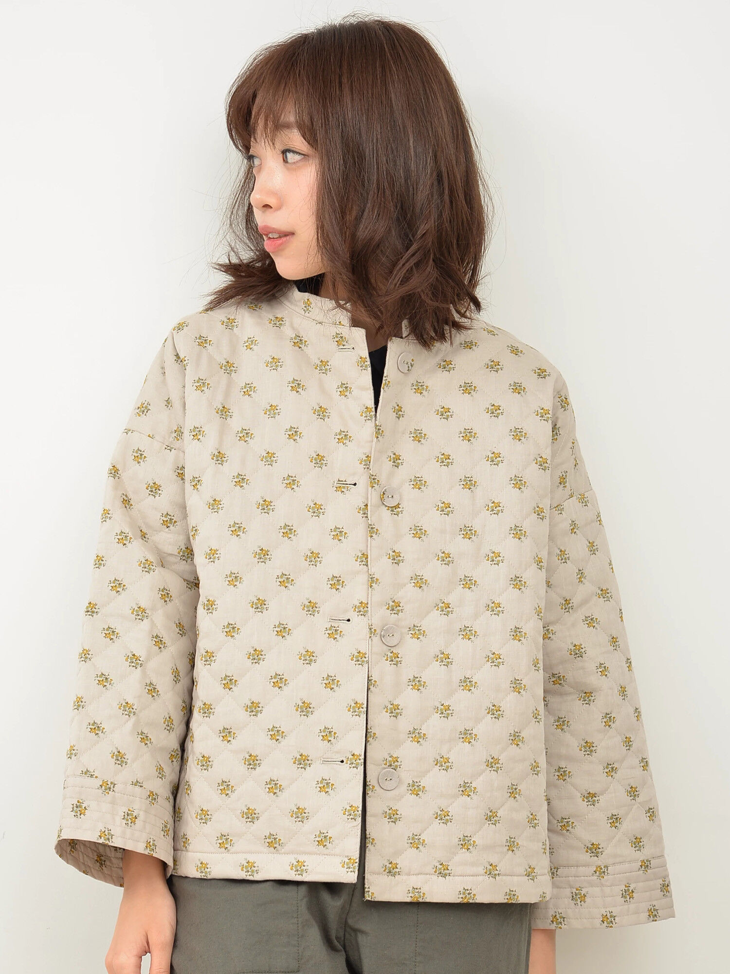 小花柄キルトブルゾン / Samansa Mos2(サマンサモスモス)のジャケット ファッション通販のSTRIPE CLUB