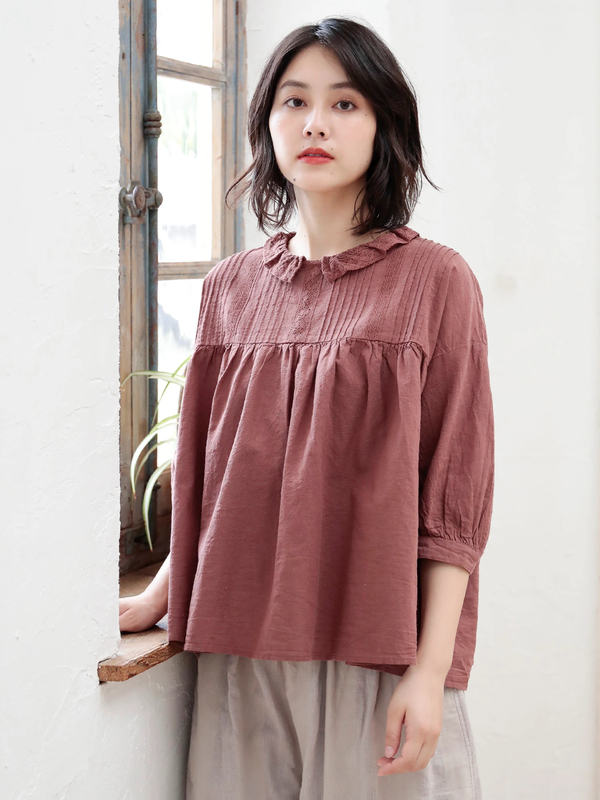 衿レースブラウス チャコールグレー レッド ベージュ Sm2 サマンサモスモス のレディースシャツ ブラウス F01a ファッション通販のstripe Club