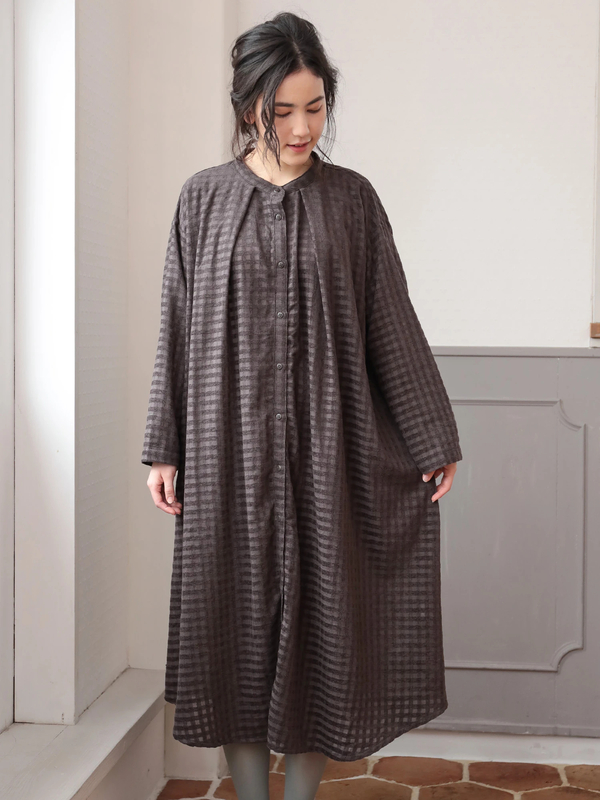 シャドーギンガムワンピース ベージュ ダークブラウン Sm2 サマンサモスモス のレディースワンピース F0184h ファッション通販のstripe Club