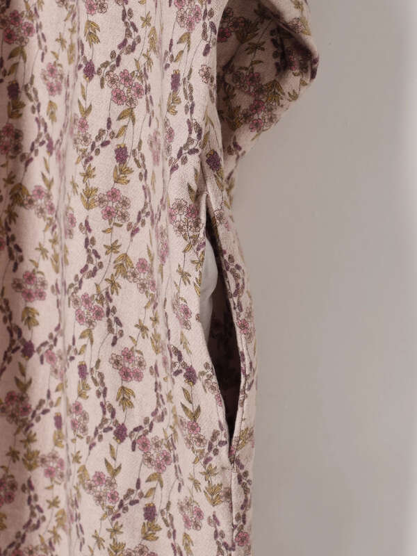 花柄袖ティアードワンピース グレー ピンク ネイビー Sm2 サマンサモスモス のレディースワンピース F0187h ファッション通販のstripe Club