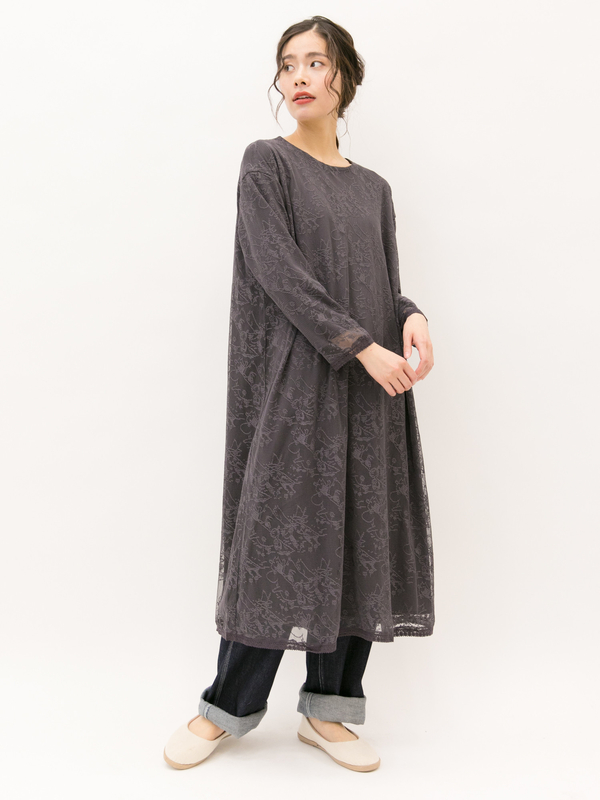 アウトレット ムーミン一家のチュールワンピース アイボリー チャコールグレー オレンジ Sm2 サマンサモスモス のレディースワンピース Fb91l0h1460 ファッション通販のstripe Club