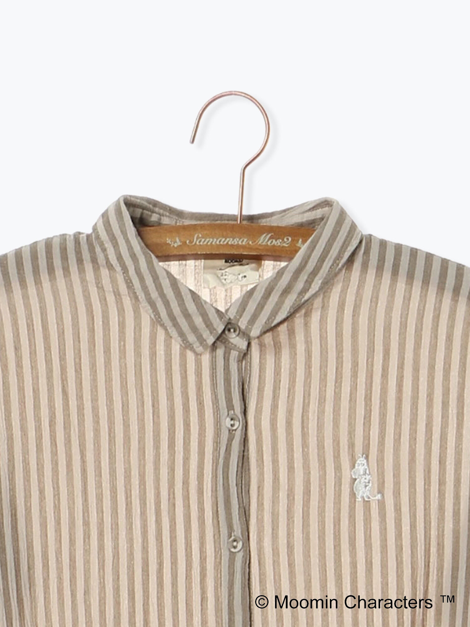 アウトレット ムーミン刺繍シャツワンピース オフホワイト レッド ベージュ Sm2 サマンサモスモス のレディースワンピース Fb96l0h0860 ファッション通販のstripe Club