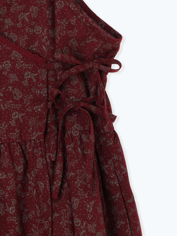 アウトレット 花柄カシュクールキャミワンピース ボルドー グリーン ネイビー Sm2 サマンサモスモス のレディースワンピース Fb93l0h0360 ファッション通販のstripe Club