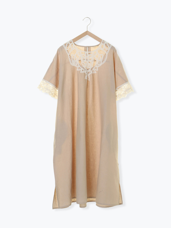 バテンレースワンピース アイボリー オフホワイト ブラック Sm2 サマンサモスモス のレディースワンピース Fb02l0h0560 ファッション通販のstripe Club