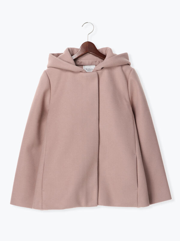 フード取外しノーカラーショートコート グレー ピンク サックスブルー ネイビー Te Chichi テチチ のレディースコート Fc07l0z0260 ファッション通販のstripe Club フード取外しノーカラーショートコート グレー ピンク サックスブルー ネイビー Te Chichi テチチ のレディースコート Fc07l0z0260 ファッション通販のstripe Club