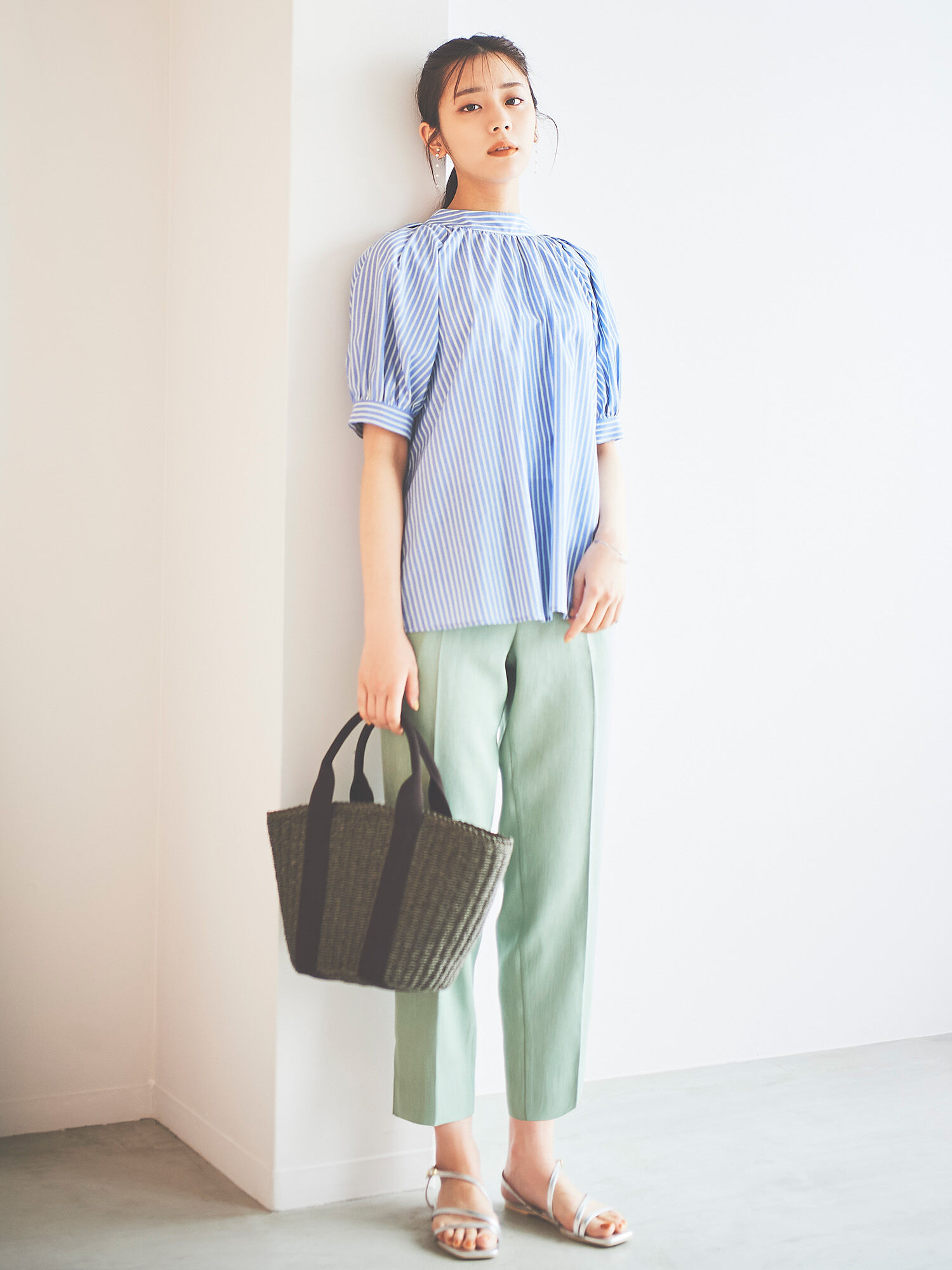 ANDMARY ナディアリボンニットパンツ 中古・古着通販】AND MARY (アンドマリー) ナディアリボンニット