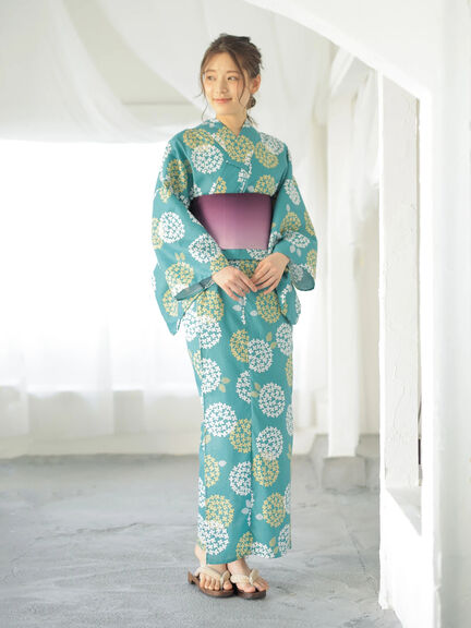 ehka sopo(エヘカソポ) |紫陽花柄浴衣