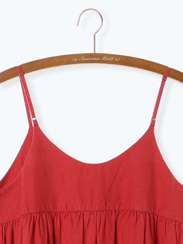 麻レーヨンキャミワンピース オフホワイト ブラック レッド ベージュ カーキ パープル Sm2 Boyish サマンサモスモス ボーイッシュ のレディースワンピース Fl92l0h0560 ファッション通販のstripe Club