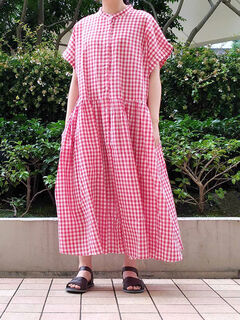 コットンギャザーワンピース ブラック レッド ブルー ネイビー Sm2 Boyish サマンサモスモスボーイッシュ のレディースワンピース Fl06l0h1860 ファッション通販のstripe Club