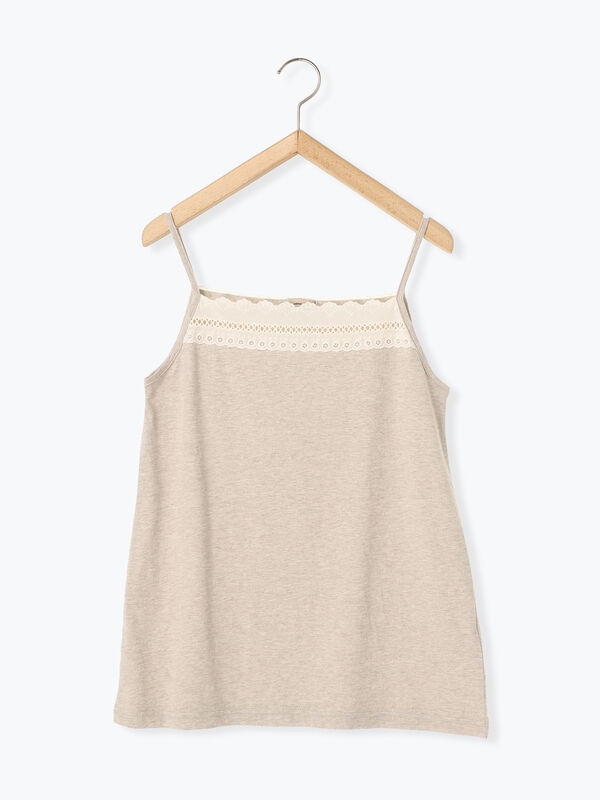 肩レースキャミソール オフホワイト ブラック ベージュ モカ Sm2 Boyish サマンサモスモスボーイッシュ のレディースキャミソール Fl06l1b1160 ファッション通販のstripe Club