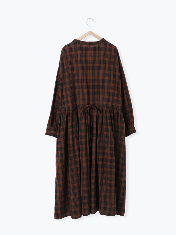 スタンドネックチェックワンピース レッド キャメル グリーン Sm2 Boyish サマンサモスモスボーイッシュ のレディースワンピース Fl04l0h0160 ファッション通販のstripe Club